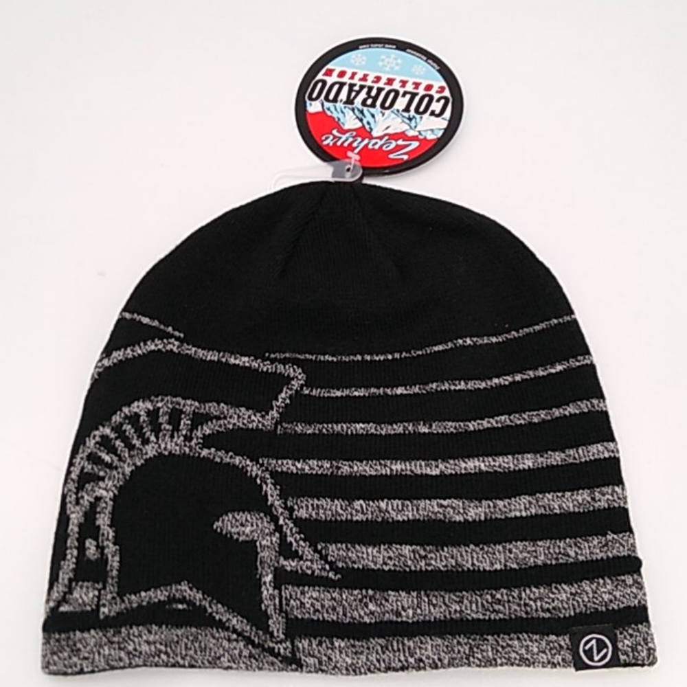 Michigan State Spartans Knit Beanie Hat Black Out
